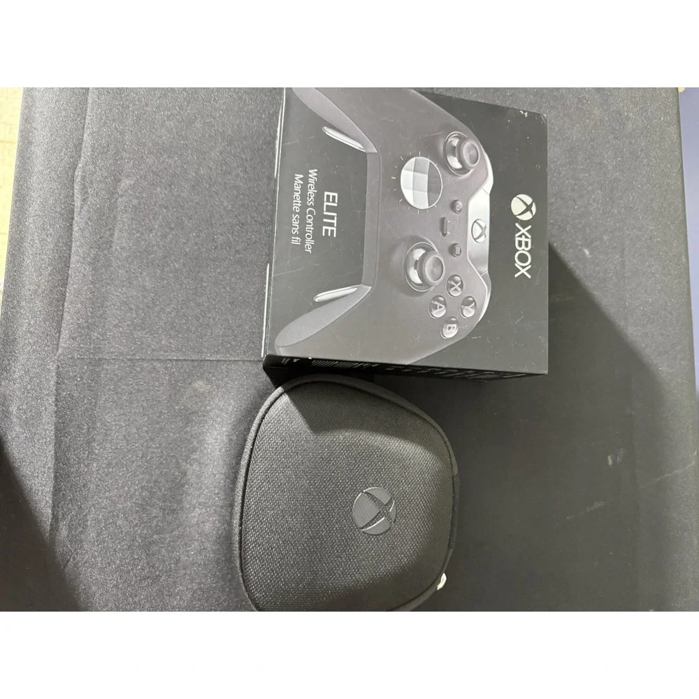 Microsoft Xbox One Black Elite Wireless Controller Series 1 Model 1698 AS IS‎